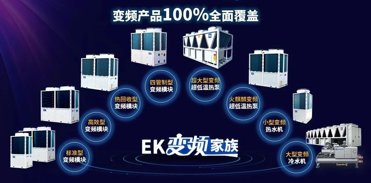 央视认证！EK变频风冷模块焕新各行各业节能价值！